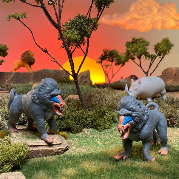 Стретч-іграшка сюрприз "Повелителі савани" #sbabam 68-CN-2020 у вигляді тварини (68-CN-2020)