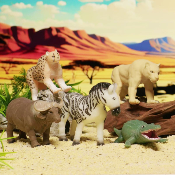 Стретч-іграшка сюрприз "Вартові савани" #sbabam 101/CN24 у вигляді тварини (101/CN24)