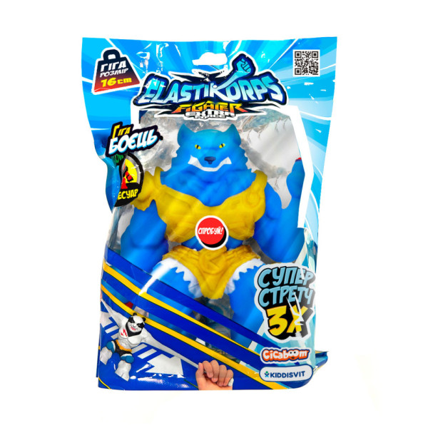 Стретч-іграшка Вовк Блупус Elastikorps DAM-2024-16-F-4 серії "Extra Force" (DAM-2024-16-F-4)