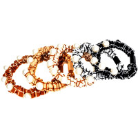 Дитяча резинка для волосся 0303-1077  з перлинами, набір 20 шт (0303-1077)