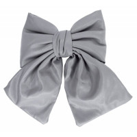 Дитяча зачіпка-бант 0901-191-14 еко-шкіра, сірий (0901-191-14)