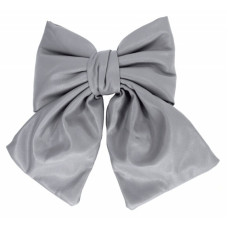 Дитяча зачіпка-бант 0901-191-14 еко-шкіра, сірий (0901-191-14)