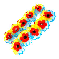 Дитяча резинка для волосся "Маки" 0108-383  (0108-383)