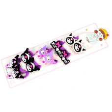 Резинка для волосся дитячі "Kuromi" 0108-410, 10 штук (0108-410)