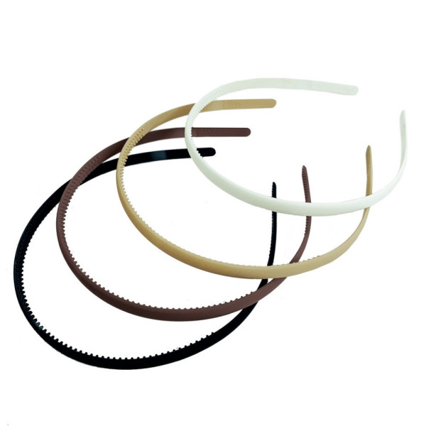 Обідок для волосся 0203-785 матовий, вузький 12 штук (0203-785)