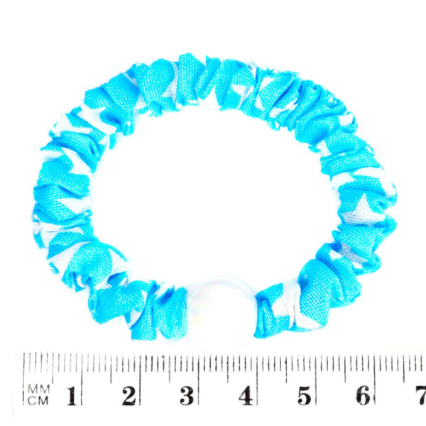 Набір резинок для волосся 0303-1075 різнокольорові, 20 штук, з намистиною (0303-1075)