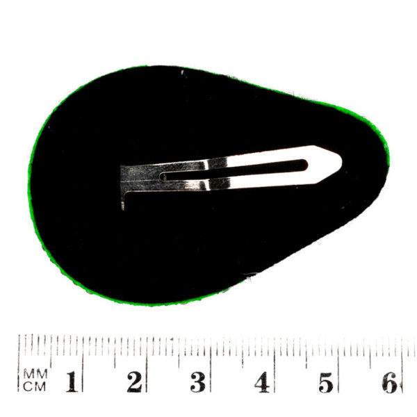 Затискач для волосся Авокадо в камінні 1200-203-2, 5,5 см (1200-203-2)