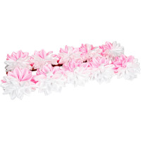 Набір резинок для волосся 0108-345, 10 штук, з бантом-квіткою (0108-345)