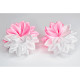 Набір резинок для волосся 0108-345, 10 штук, з бантом-квіткою (0108-345)