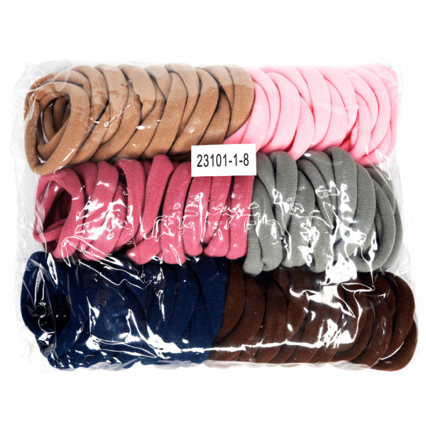 Резинки для волосся Різнокольорові-1 0307-1114-1, 100 штук (0307-1114-1)