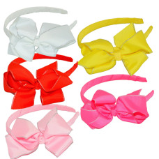 Набір Обручі дитячі з бантиком 0106-012, 5 кольорів (0106-012)