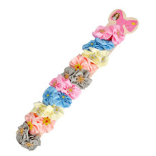 Дитяча резинка для волосся з квіточками 0108-332, 10 пар (0108-332)