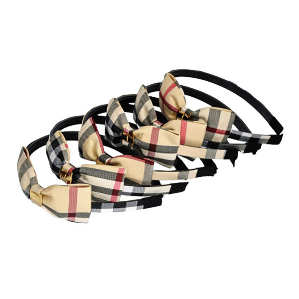 Набір дитячих обручів для волосся Клітка з емблемою 0201-194-1, 6 шт (0201-194-1)