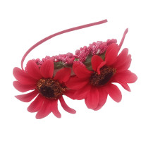 Ободок для волосся "Гербера" 0206-328-2 червона (0206-328-2)