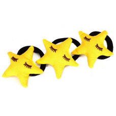 Дитяча резинка для волосся "М'які зірочки" 0300-792, 6 штук (0300-792)