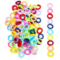 Набір резинок для волосся "Люрекс" 0307-970-1 різнокольорові, 100 штук (0307-970-1)