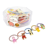 Дитячі резинки для волосся "Веселі тваринки" 0108-308 в коробочці міні (0108-308)