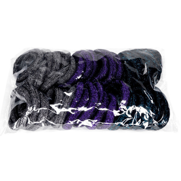 Резинки для волосся Кольорова з блиском-1 0307-1113-1, 50 шт (0307-1113-1)