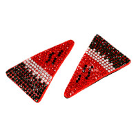 Затискач для волосся Кавун у камінні 1200-203-4, 2 шт (1200-203-4)