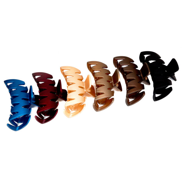 Набір крабиків для волосся матовий-22 0403-1034, 6 шт (0403-1034)