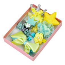 Набір аксесуарів для волосся YG0058(Yellow) 10 шпильок в комплекті (YG0058(Yellow))