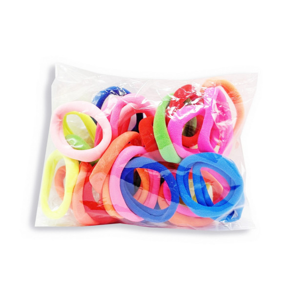 Набір резинок для волосся 0307-1132, 30 штук, мікрофібра (0307-1132)