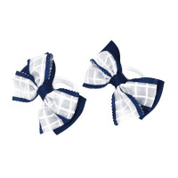 Резинки для волосся "Подвійний бантик" 0101-146 в упаковці 12 шт (0101-146)