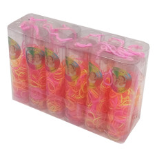 Дитяча резинка для волосся 0308-506-5 силіконова, різнокольорова (0308-506-5)