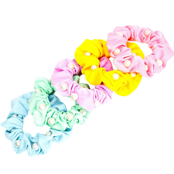 Дитяча резинка для волосся "Перли" 0303-1079, 10 штук (0303-1079)