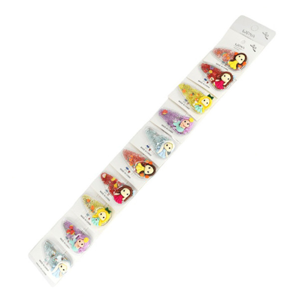 Затиск-хлопавка для волосся "Принцеси" 0109-100, 10 штук (0109-100)