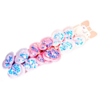 Резинка для волосся дитяча "Метелик з паєтками" 0108-408, 6 штук (0108-408)