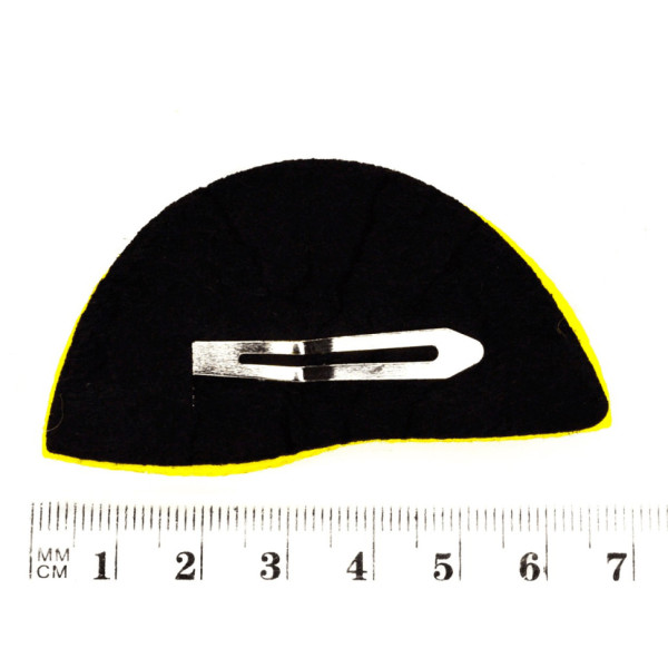 Затискач для волосся Лимон у камінні 1200-203-5, 2 шт (1200-203-5)