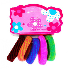Дитяча резинка для волосся 0301-1126 мікрофібра, різнокольоровий, набір 5 шт (0301-1126)