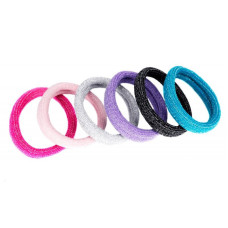 Дитяча резинка для волосся 0307-1113-4 з блиском, набір 50 шт (0307-1113-4)