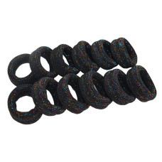 Дитяча резинка для волосся 0307-973-2, чорна 6 штук (0307-973-2)