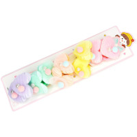 Резинка для волосся дитяча "М'які сердечка" 0108-413, 10 штук (0108-413)