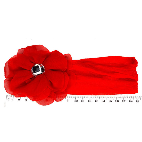 Дитячі пов'язки на голову з квіткою 0107-035-1, 3 штуки (0107-035-1)