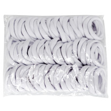 Резинки для волосся "Чулочка білі" 0307-614, 20 штук (0307-614)