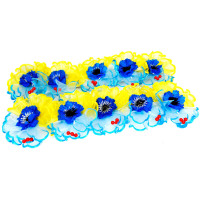 Набір для дівчаток Бантики патріотичні з волошкою 0108-379, 10 шт (0108-379)