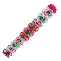 Дитячі резинки для волосся «Міні Вишні» 0108-166,10 пар (0108-166)