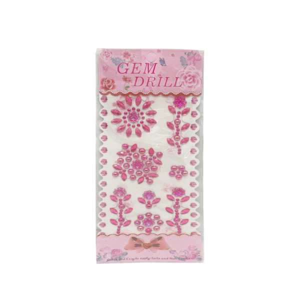 Наклейка камені Квіти Bambi YH-E