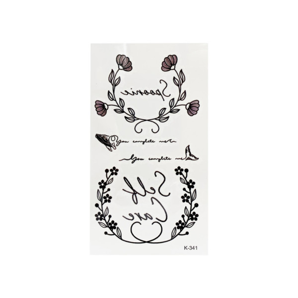 Тимчасові тату "Написи" QQ+K(K) Bambi