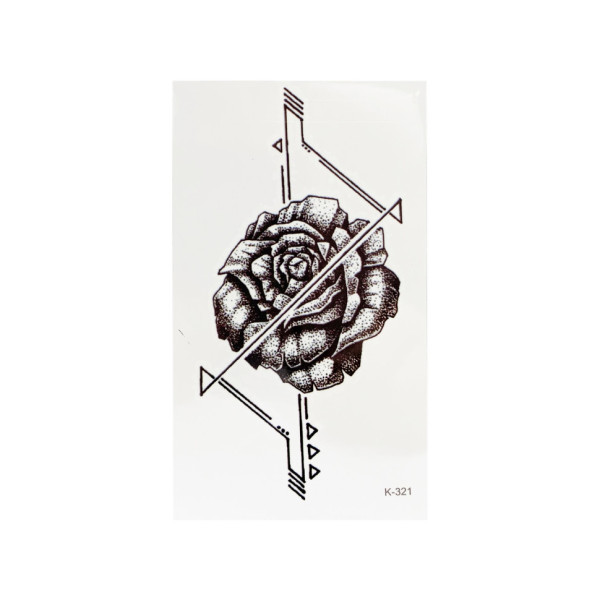 Временные тату "Цветы" QQ+K(K) Bambi