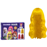 Дитячий набір аксесуарів "Colored Hair" C2009 перука 34 см, гребінець (C2009)