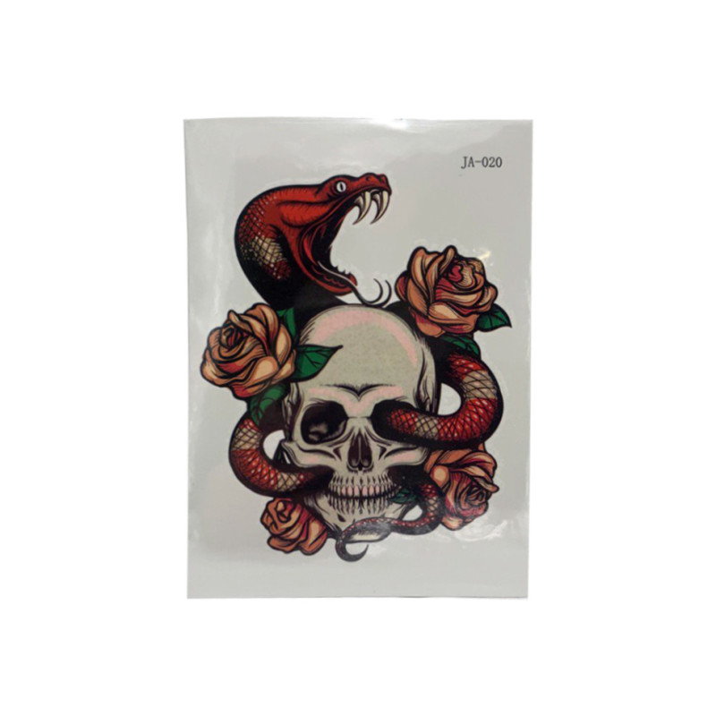 Тимчасові тату "Tattoo" JA, розмір аркуша 11 х 18 см