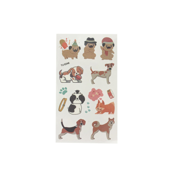 Временные тату "Tattoo" TU, размер листа 6 х 10,5 см