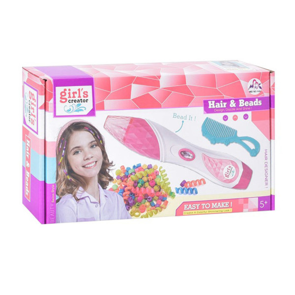 Набір для створення зачісок MBK-501Y намистини та спіралі