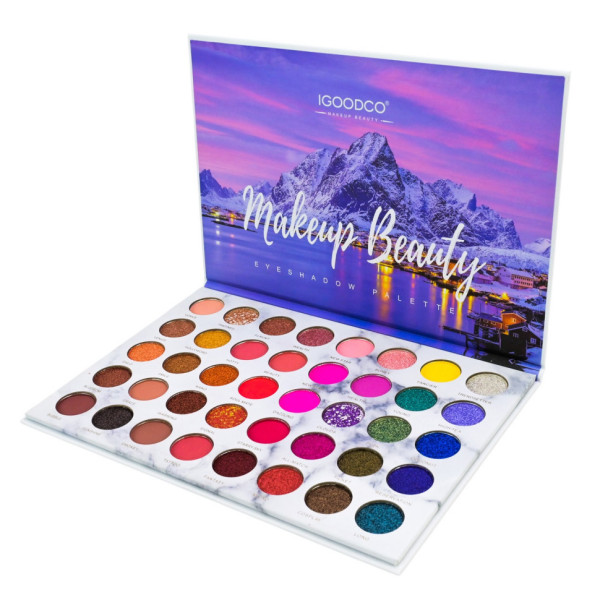 Дитяча палетка тіней для повік LK3750, 40 кольорів, з аплікатором (LK3750)