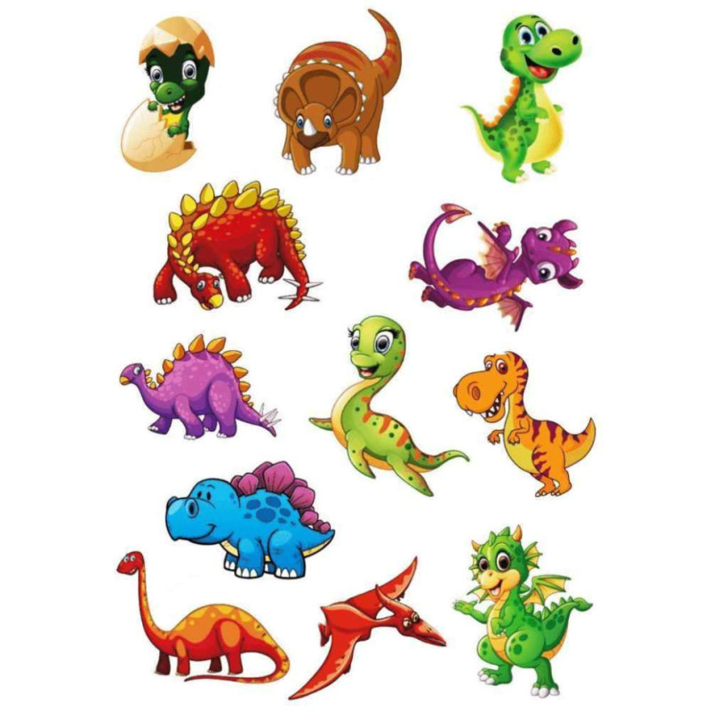 Временная татуировка Dino Ink-Ok 44212911, 12 картинок Арт.44212911