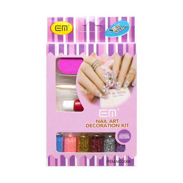 Набор для декорирования ногтей Глиттер 2068GT